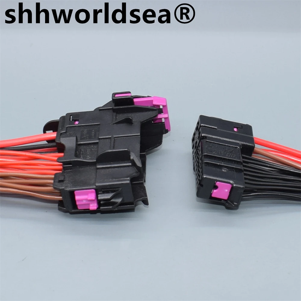 

worldgolden 20 Pin/Way Female Front Door L/R Connector Plug Wire Harness For Audi A4 A6L A3 A8 Q7 Q3 Q5 8E0 972 702 8E0 972 701