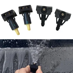 2Pcs Car Front Windshield Washer Wiper Jet Water Spray Nozzle For Nissan TIIDA 2005-2010 X-trail 2008-2021 SYLPHY Venucia D50