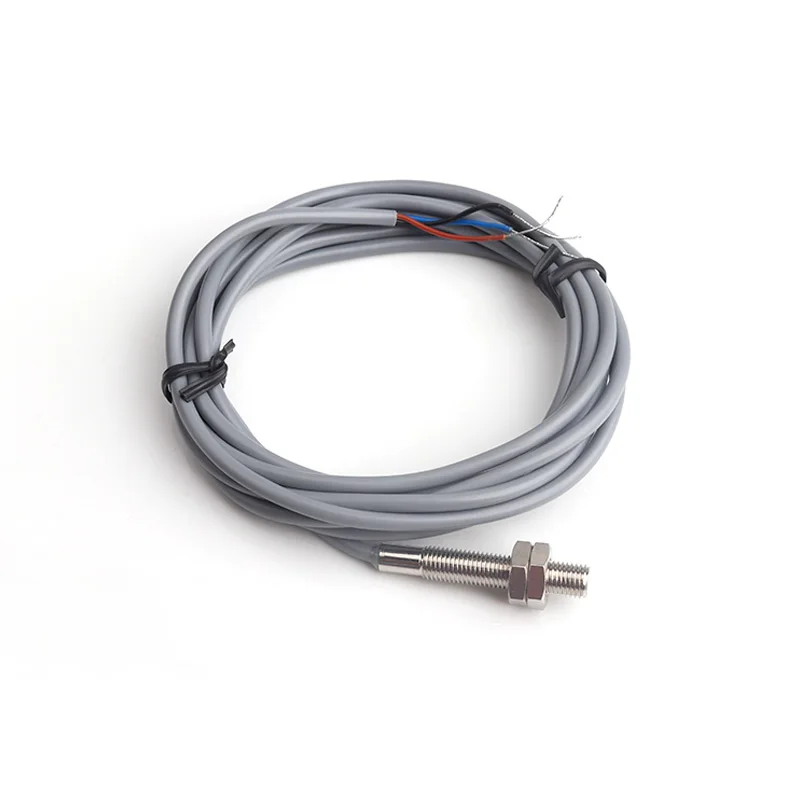 1 Pc Miniature Metal Inductive Proximity Switch M3/M4/M5/M6 3-Wire Approach Sensor With 2m Cable φ3/4/6/6.5 PNP NPN NO NC
