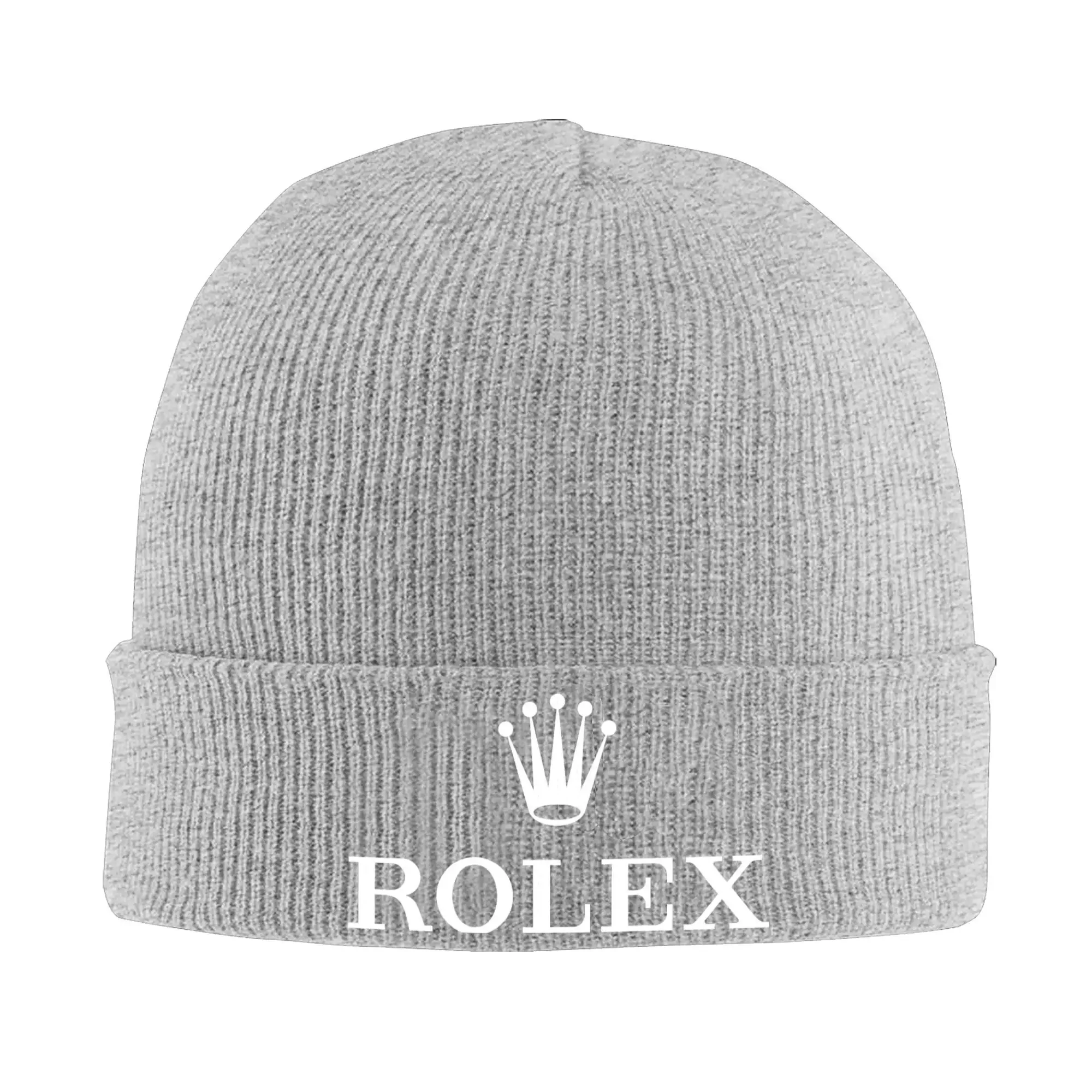 R-ROLEX  Knitted Hat Beanies Autumn Winter Hat Warm Unisex  Hip Hop  Caps Men Women Gift