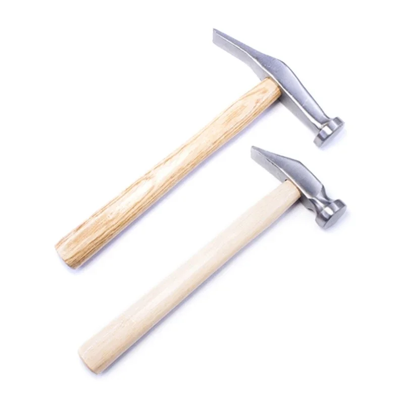 Popular Standard Type M4YD 45# Steel Shoe Hammer Wooden Handle for Leather Work Shoemaking Repairing Handicraft Hammer