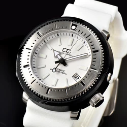 Custom Fashion NH35 46 mm Men's watches Sapphire Case Automatic Men's Watch Rubber Strap