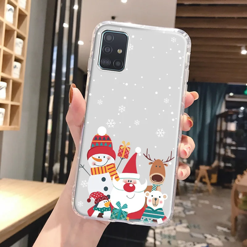 Christmas Case For Samsung Galaxy S24 S23 S22 Ultra S21 Plus S20 FE Case A55 A54 A53 A52 A52S 5G A33 A34 A35 A13 A14 A12 A31 A82 image 4