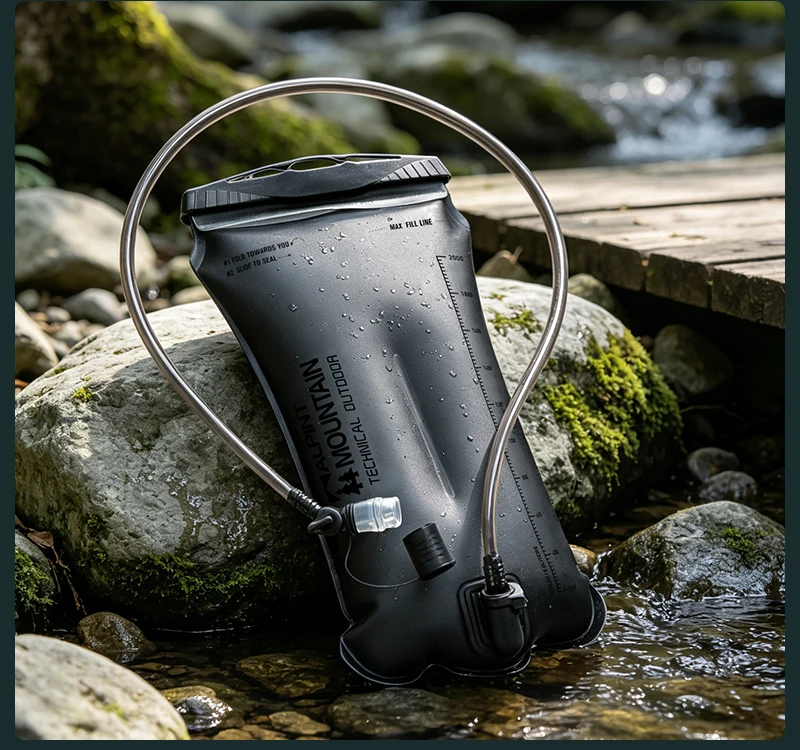 2L Hydration Bladder BPA-Free Leak Proof Durable Water Reservoir for Cycling,Hiking,Running,Climbing,Biking TPU Material