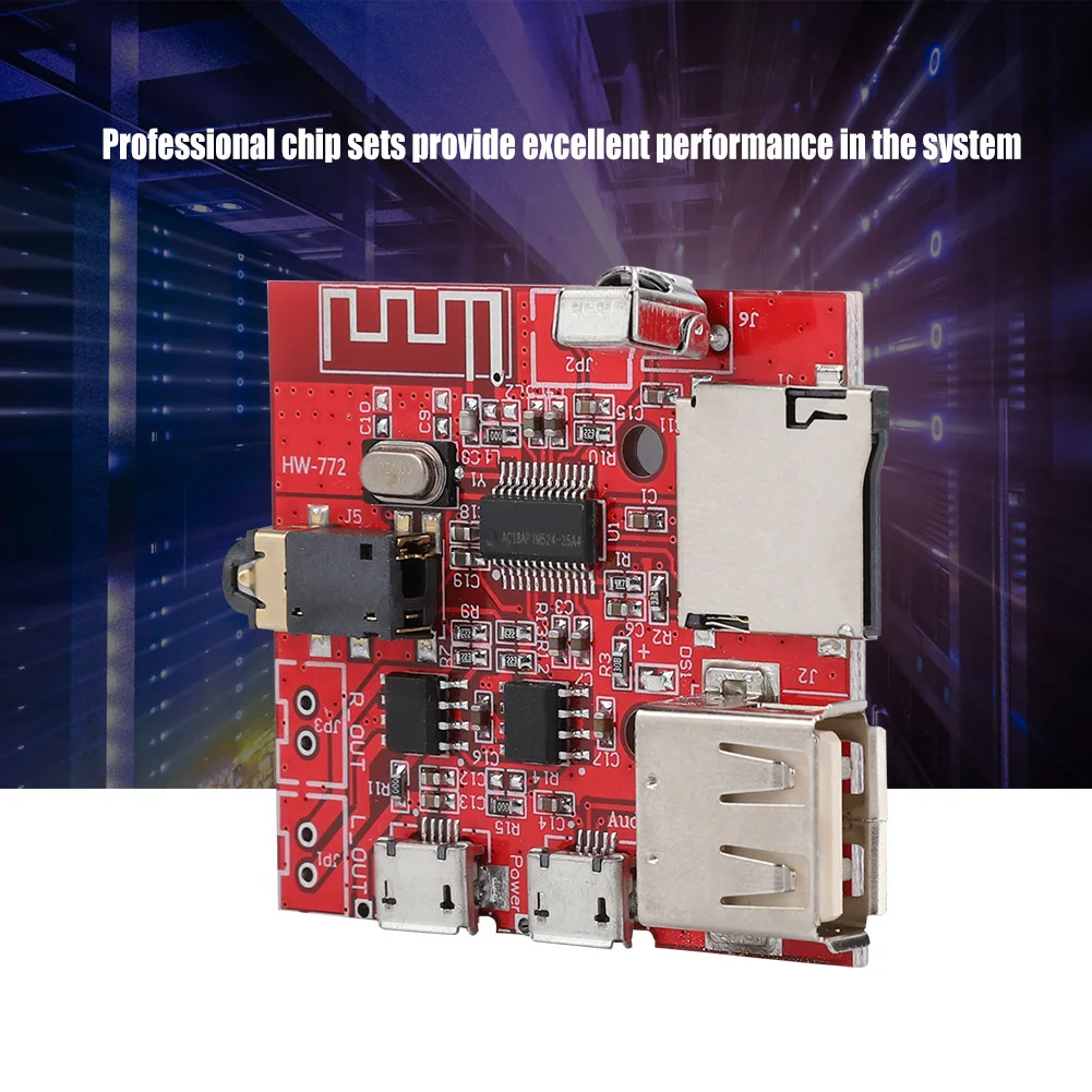 Afbeelding 7: Decoderingsmodule Ontvangerbord MP3 Decoderingsmodule Ontvangerbord 4.1 printplaat met afstandsbediening