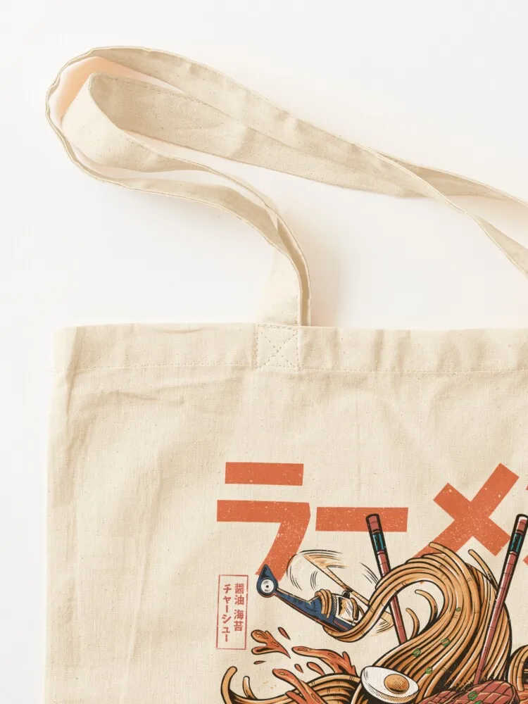 The black Great Ramen Tote Bag female bag Women's shopper Canvas bag for women large tote