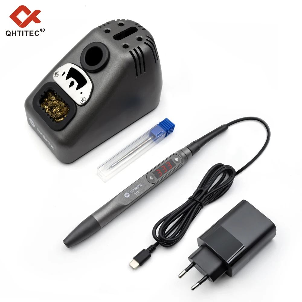 JCD S210 Soldering Iron 110W High Power Smart Portable Adjustable Universal For C210 Series T210 Soldering Iron Tips Repair Tool