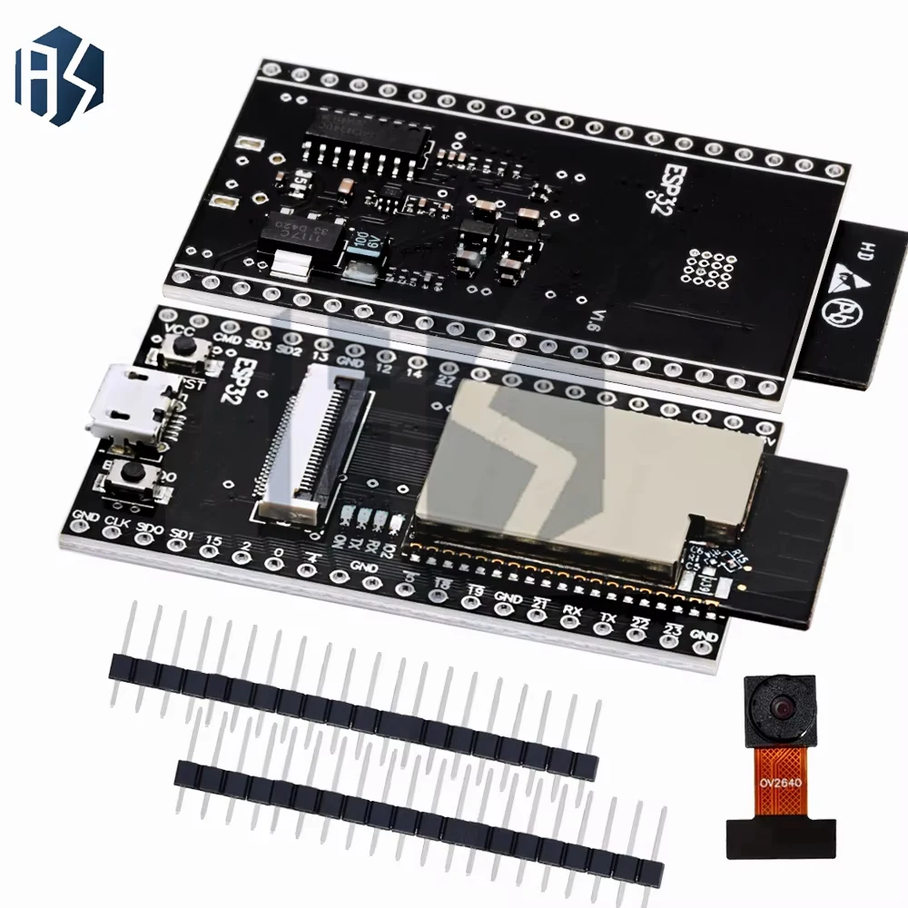 Placa de câmera ESP32: módulo ESP32-CAM com Wi-Fi/Bluetooth – GC2640, compatível com Arduino IDE (C/Python)