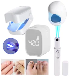 Fungal Nail Laser Device Nails Fungus Treatment Repair Onychomycosis Cleaning Toenail Fingernail Removes Foot Care Device