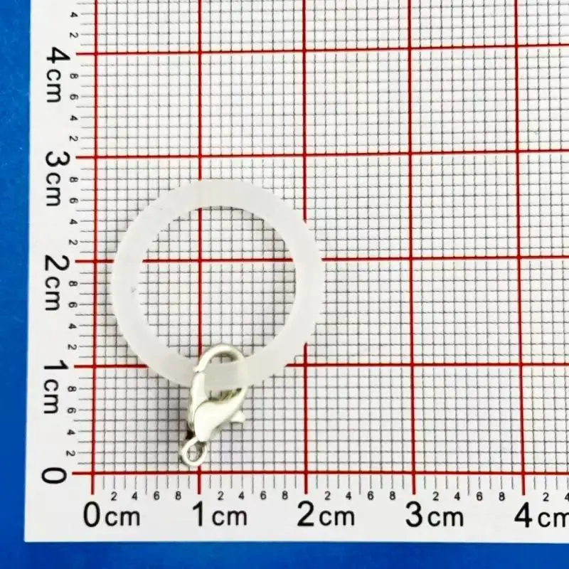 10 Stück O-förmige Silikon-Schlüsselringe, flexible Gummi-O-Ringe, Schlüsselanhänger-Verbinder, DIY-Schmuck, Taschenanhänger, kleine Accessoires – Detail 20