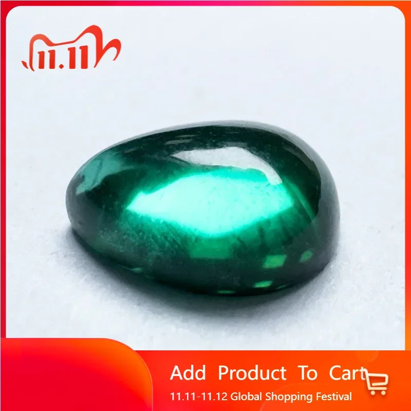 

Оптовая продажа, выращенная в лаборатории Бэмбиан, изумруд, грушевидная форма, гидротермальная гладкая поверхность, резка с трещинами, включение, выбираемая сертификация AGL