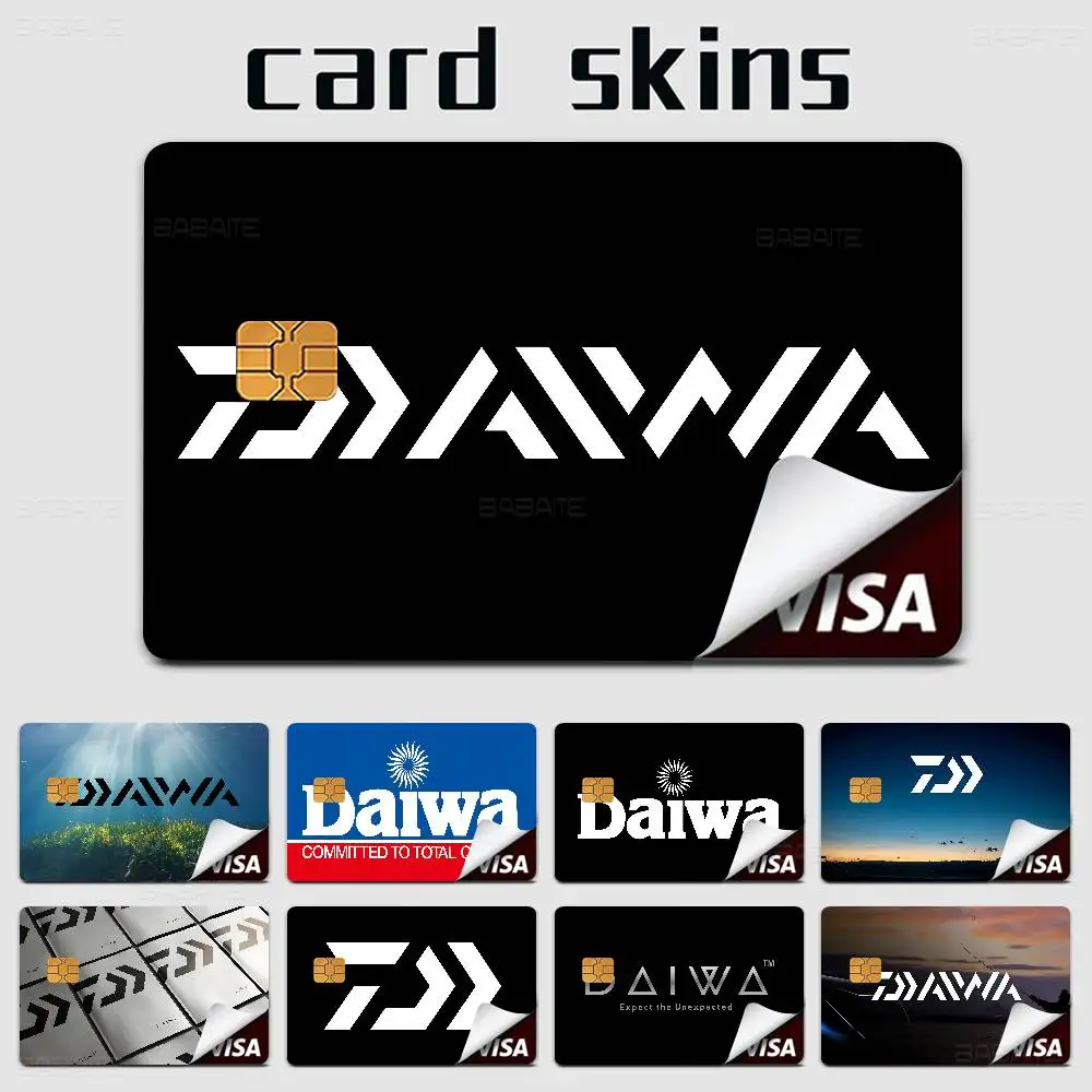 Fishing Tackle Brand D-Daiwa Diy Credit Debit Card Sticker Party Sticker Decoration Waterproof Small Chip Card Skin Sticker