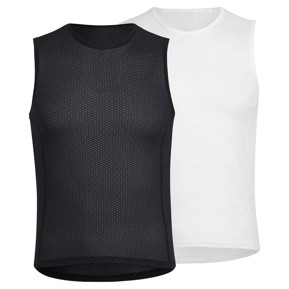 Sudadera para correr, chaleco fresco para ciclismo de verano, ropa interior elástica sin mangas, camiseta interior súper ligera de malla corta para bicicleta profesional, chaleco para ciclismo