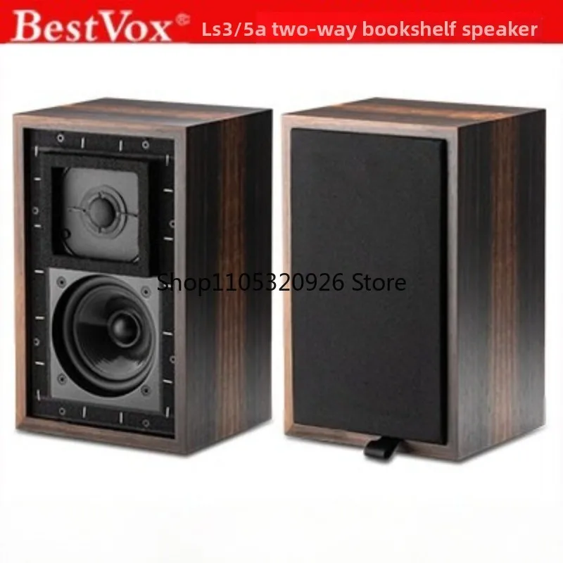 BestVox True Color LS3/5A Fever 5 Inch Passive Bookshelf Speaker Classic HiFi Legend 15 European Edition LS35A