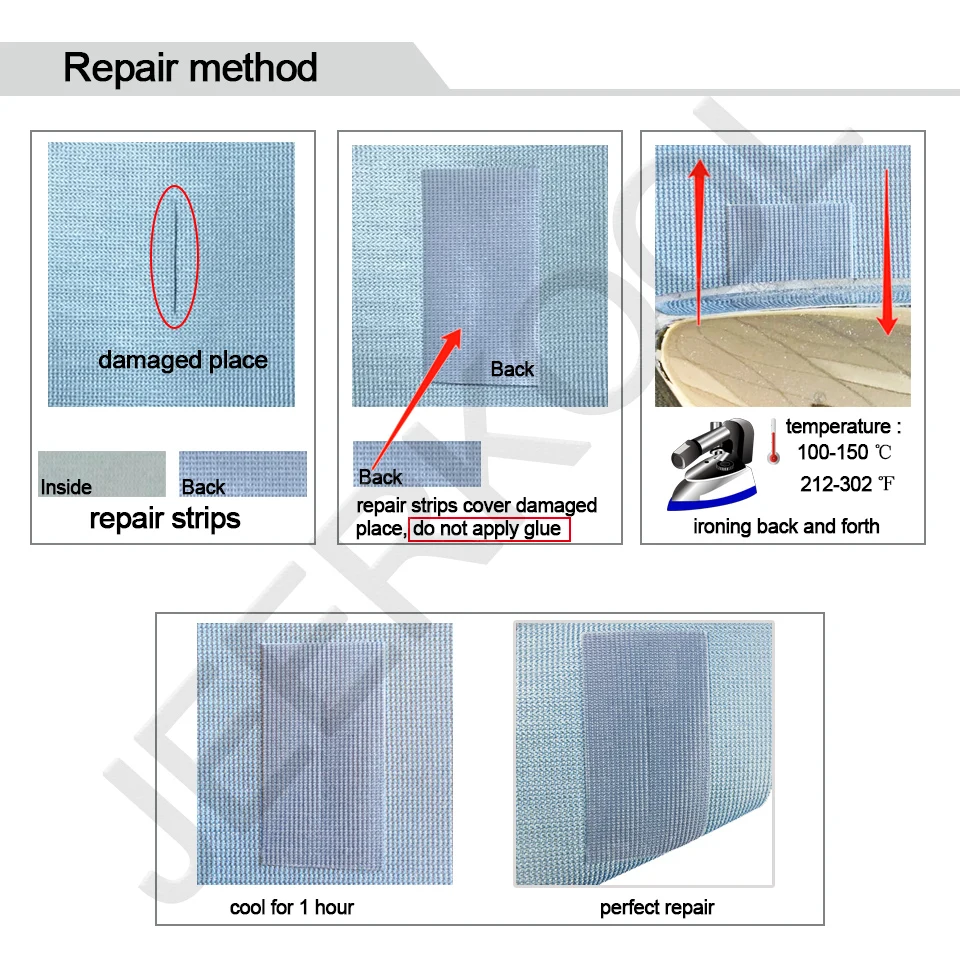 Original JEERKOOL Repair Bag For Fly Fishing Clothes Wading ShoesHunting Pants Overalls Waterproof  Waders