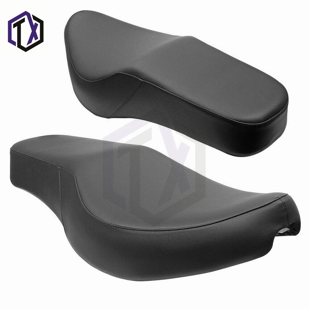 Motorcycle Black Two-Up Front Driver Rider Seat Rear Passenger for HODNA Rebel CM300 CM500 CMX300 CMX500