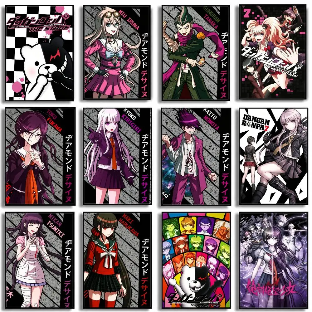 game Danganronpa Poster HD Poster High End Luxury Home Decoration Suitable for Living Room Bedroom Corridor and Gift Giving