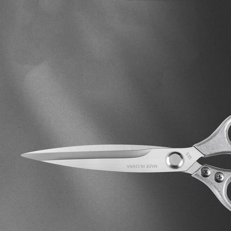 Extended Kitchen Scissors for Fish Killing, Stainless Steel Chicken Bone Scissors, Multi-functional Roasting Large Scissors