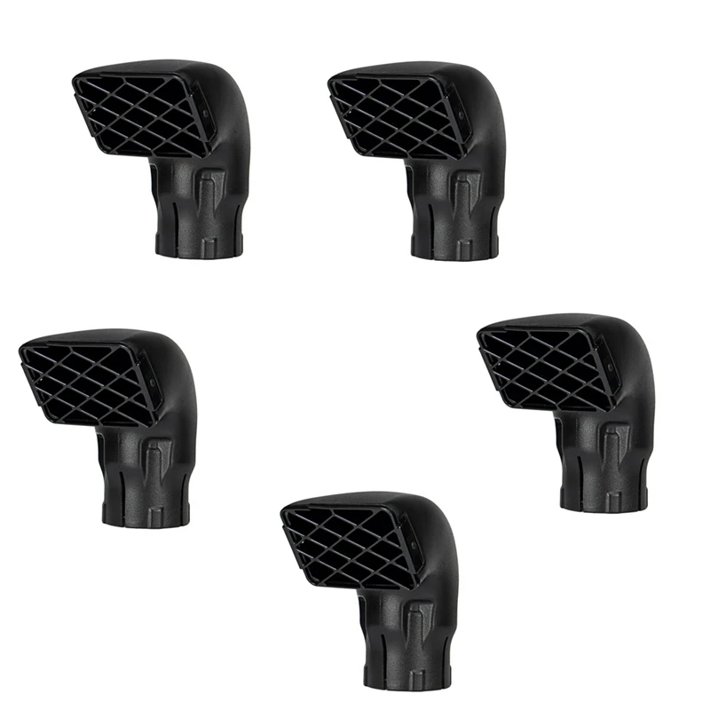 5X 3 Inch Elbow Wading Head Air Intake Air Ram Snorkel Top Snorkel Head Fit For Toyota Landcruiser Vdj70 Series