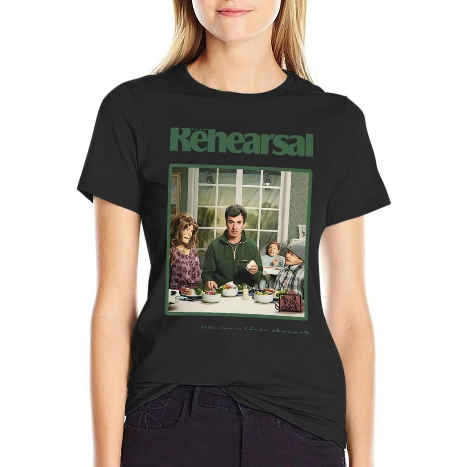 

Nathan Fielder The Rehearsal T-Shirt tops heavyweights customs design your own female fashion woman blouse 2024