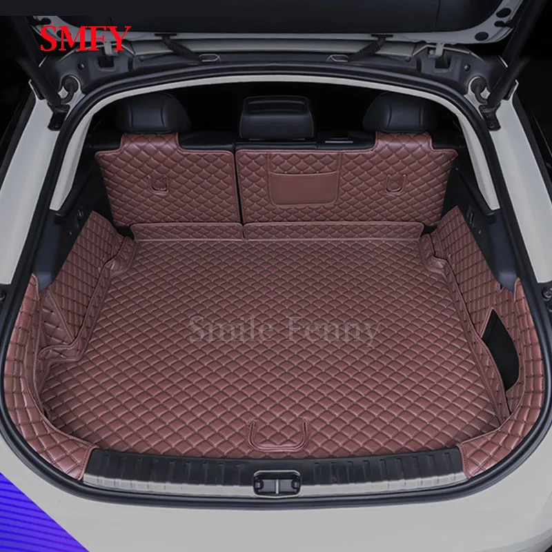 For ZEEKR 001 2021-2023 Interior Accessories Car Trunk Mats Cargo Liner Rear Tailbox Anti-dirty Protecion Cover Carpet Pads