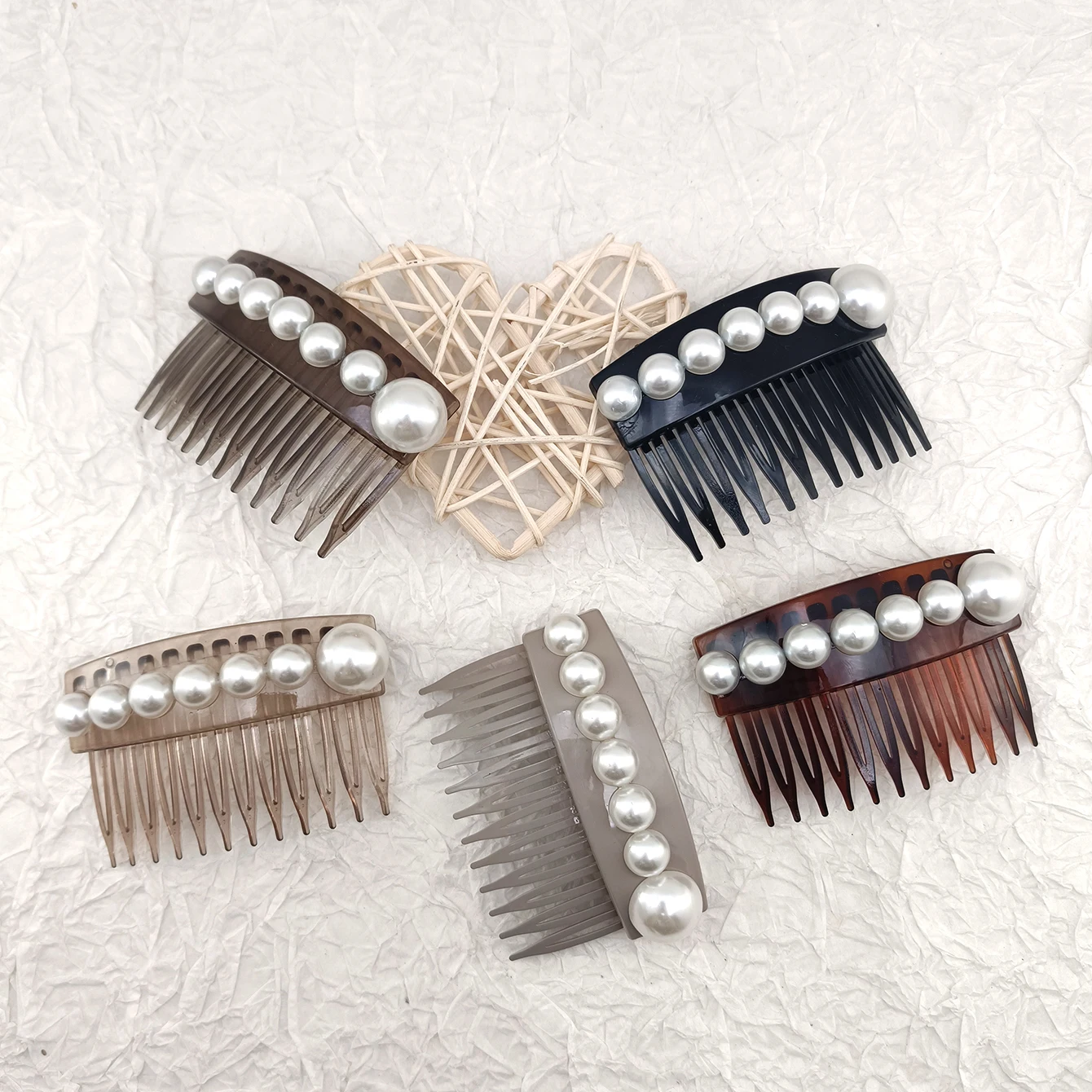 12 Teeth Elegant Retro Hair Co - Pearl Hair Pin ulasan dan harga