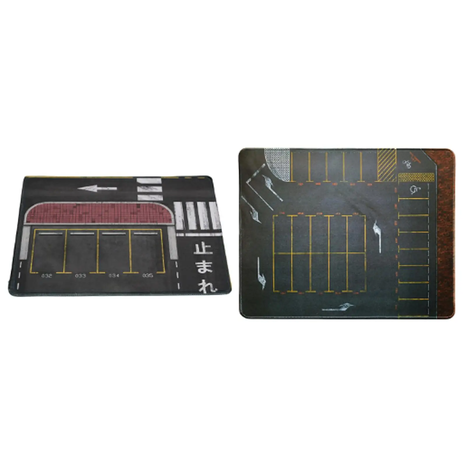 

1:64 Parking Lot Scene Display Non-Slip Multipurpose Mouse Pad Miniature Car Garage for Layout Showcase Model Building