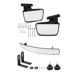 Golf Cart Side View Mirror Folding Rear View Mirror Convex Golf Cart Mirror for Golf Carts Club Car for Yamaha EZGO Zone Carts