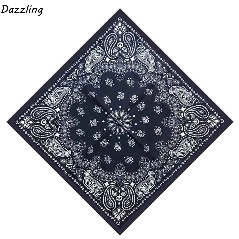 

Men Cotton Hip Hop Paisley Neck Wrist Band For Graffitin B-Boyin Sports Scarves Handkerchief Bandana Square Scarf
