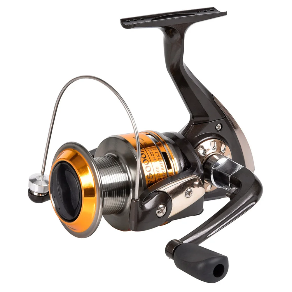 Spinning Reel 5.2:1 Levels Ratio High Speed Reel Ultra Smooth Aluminium Alloy Wire Cup Reel 220/235/270/297/385g