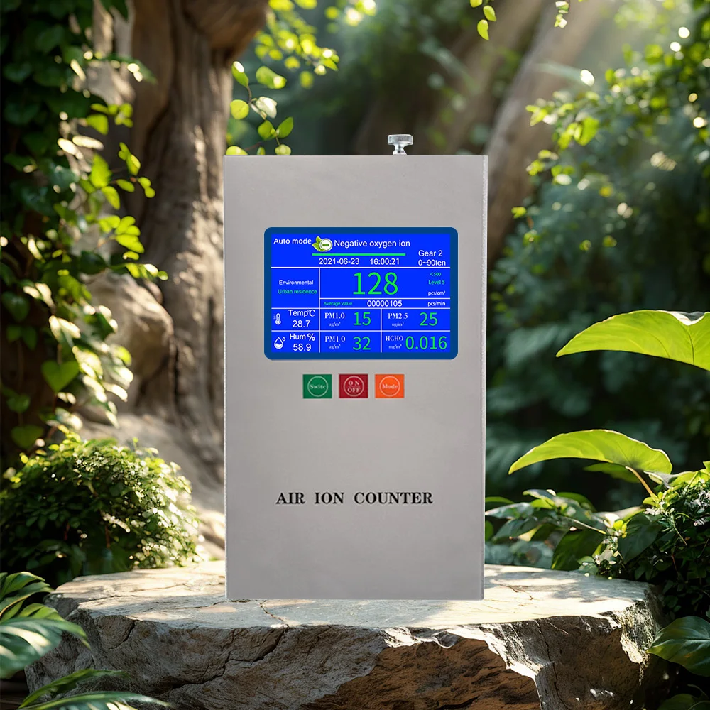 Portable Air Negative (oxygen) Ion Detector US Plug Concentrator Anion Oxygenation Detector Industrial Level