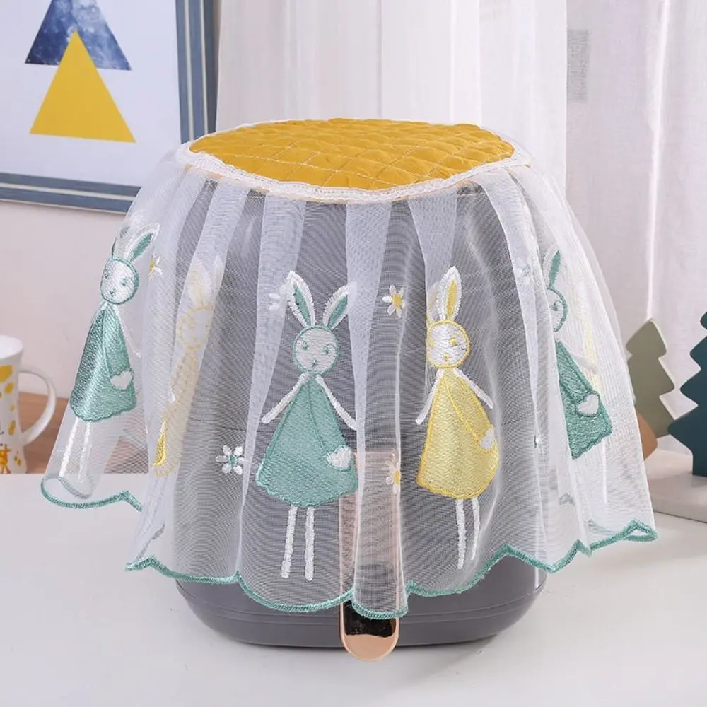 

Oil Proof Air Fryer Dust Cover General Lace Fabric Lace Fabric Cover Durable Cartoon Electric Rice Pot Dust Cover Household