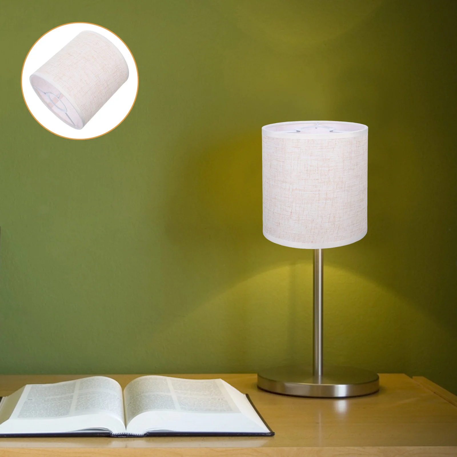 

Sturdy Linen Lamp Shade 120Cm White Natural Ceiling Light Cover Dust Insect Resistant Cloth Lampshade For Home Decor Chandelier