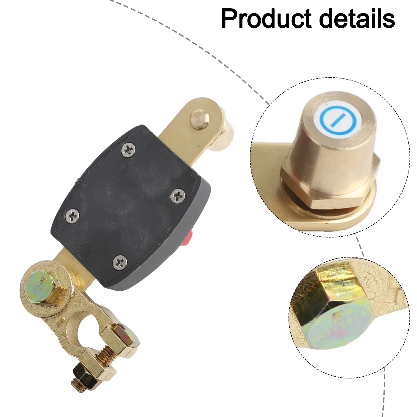 

ATV Battery Switch Marine Battery Switch Outdoor Use Disconnect Switch For RVs And Boats Versatile Voltage Compatibility
