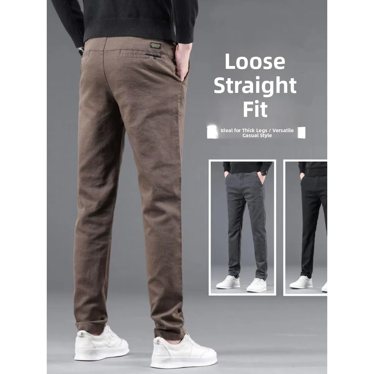 Slim Fit Elastic Ca…