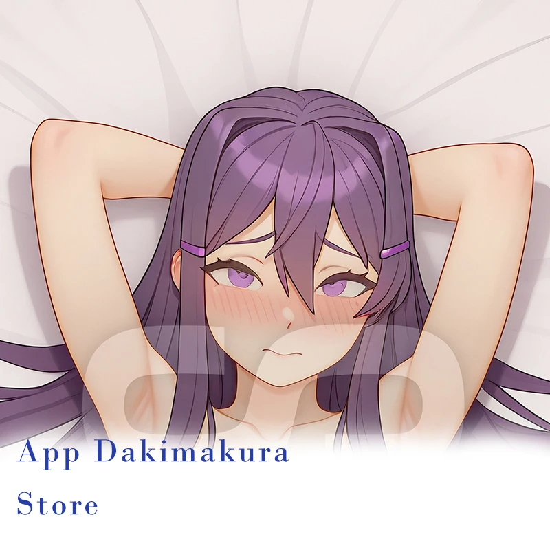 Funda de Almohada Dakimakura Literature Club Yuri 2WAY, Funda de Cojín de Anime para Abrazar
