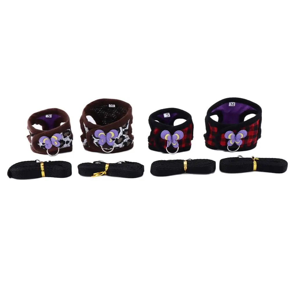 動物用アクセサリー アウトドア ウォーキング用 ギニアピッグ服 ハーネス リーシュ チェストストラップ ベスト リーシュセット 小型ペット用品