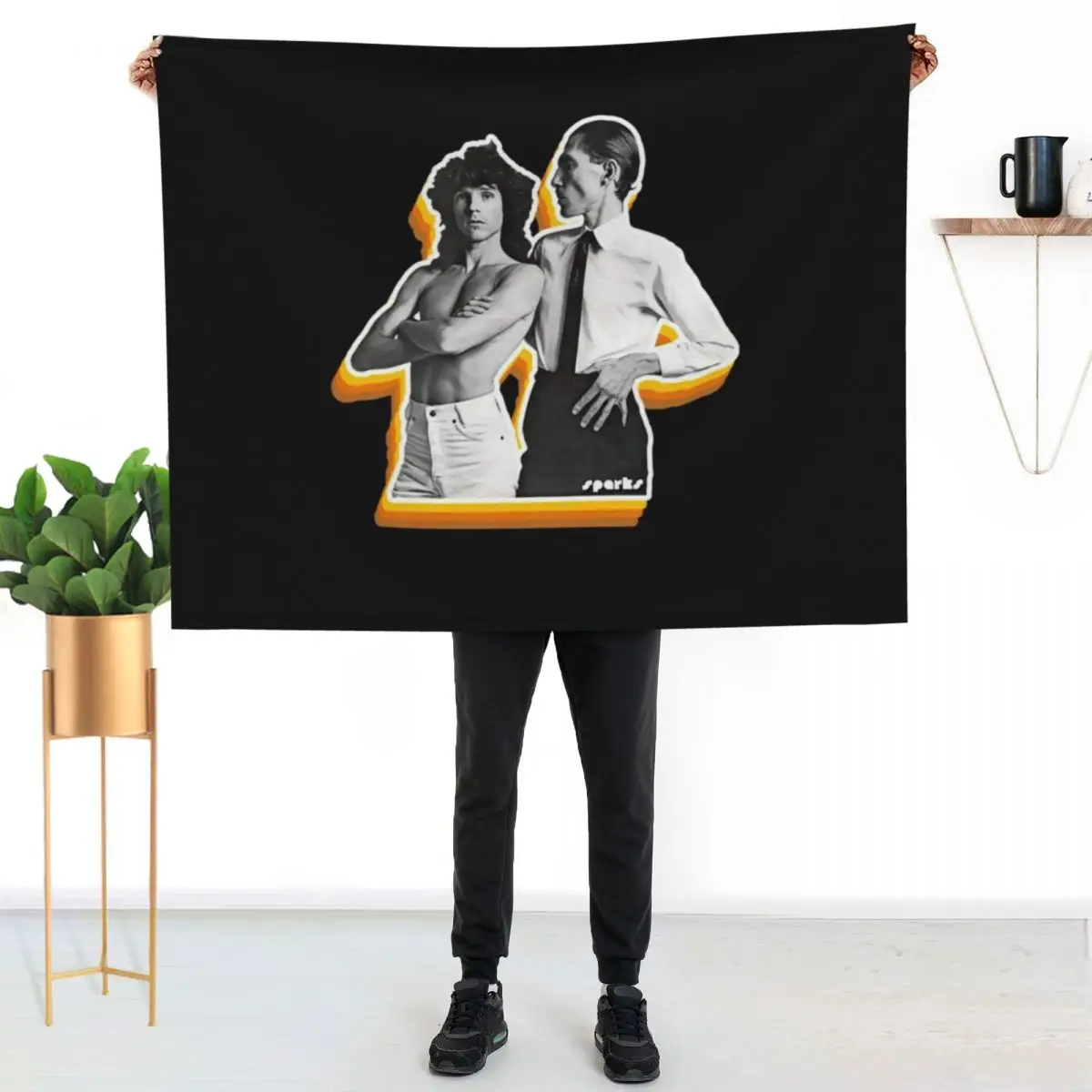 Sparks Band Throw Blanket anime Nap Beach Decorative Beds Single Decorative Sofas Blankets