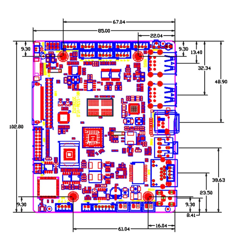 Rockchip A133 Android main board cash register main board industrial computer main board pos machine