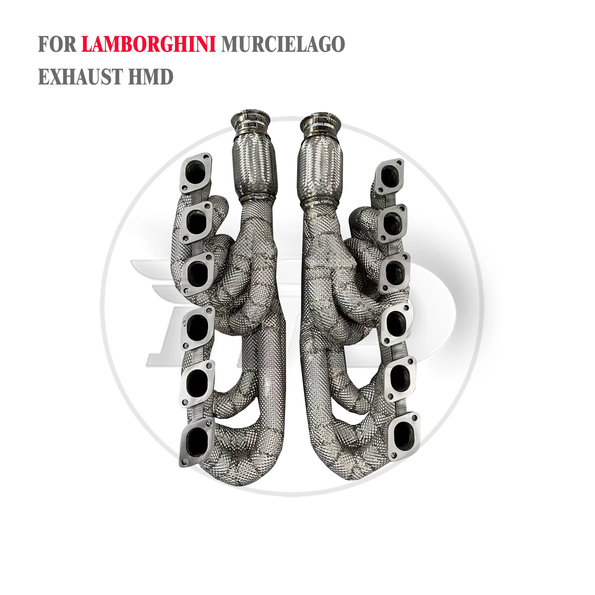 HMD Exhaust System Performance Manifold for Lamborghini Murcielago LP640 LP670-4 SV V12 6.5L High Flow Headers With Heat Shield