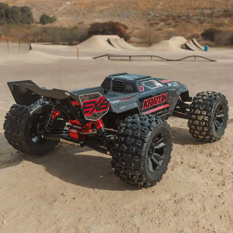 Arrma Rc Remote Control Monster Truck 1 8 Scale Kraton 6S Blx Exb V6 Brushless Electric Off Road Racing For Adult Hobbyists