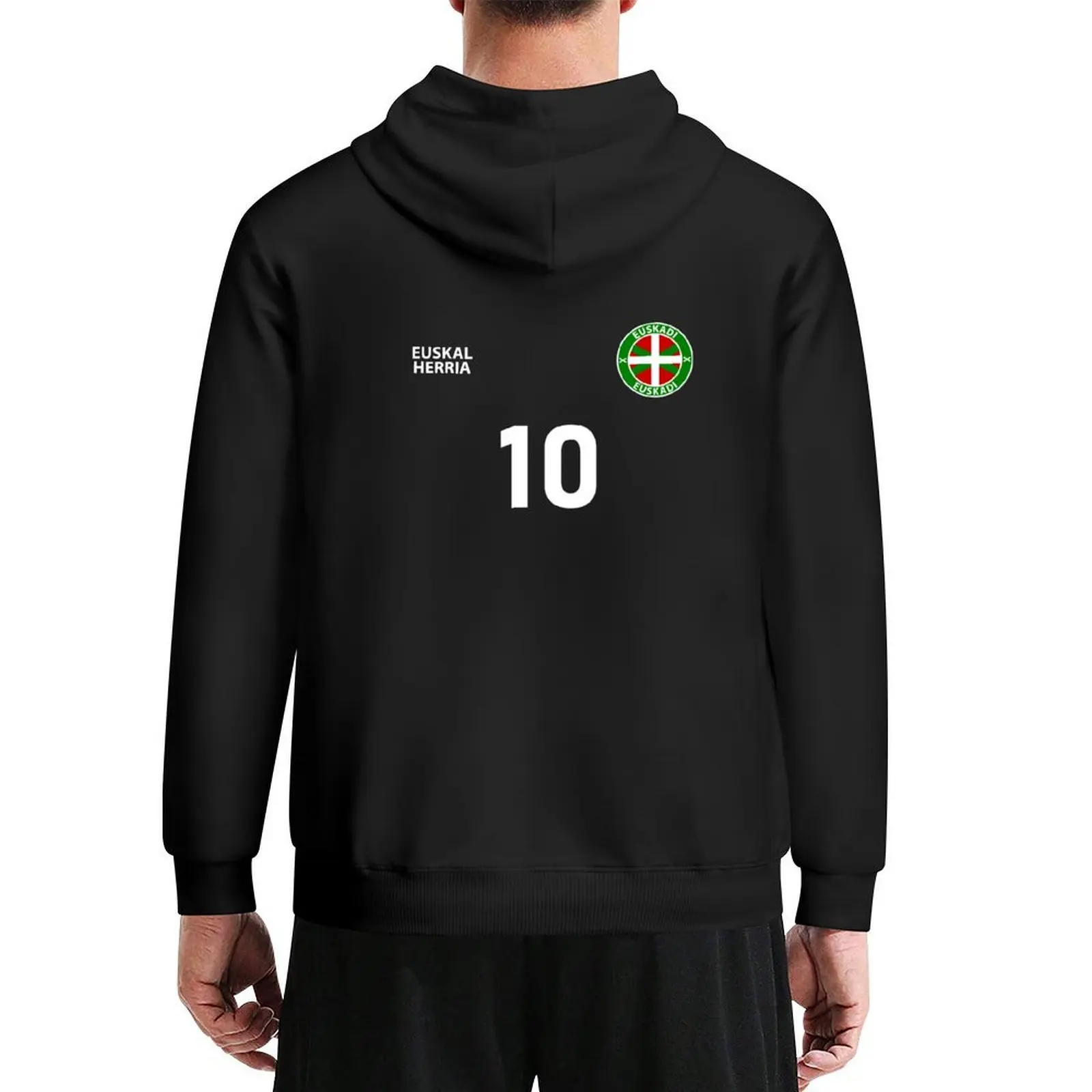 

Euskadi Basque Country National Football Team Soccer Retro Euskal herria Number 10 Hoodie mens clothes men hoodie