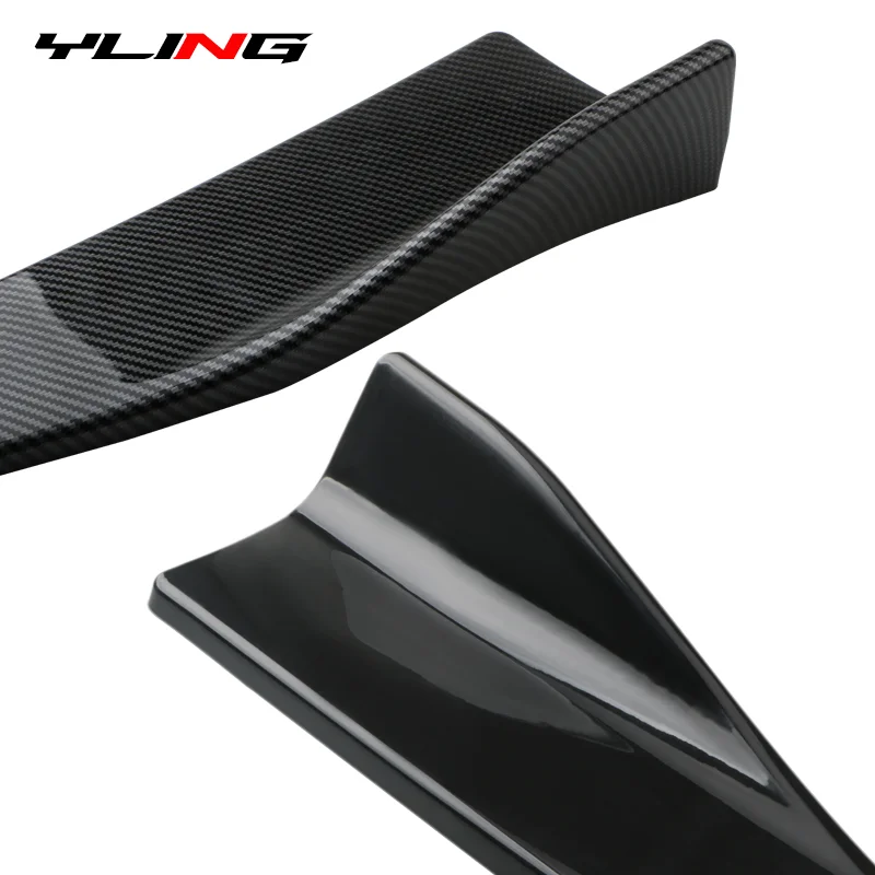 48CM Side Skirt For Car BMW E90 E46 F20 F30 E39 G20 Accessories Universal Extension Protector Rear Bumper Spoiler Diffuser Split