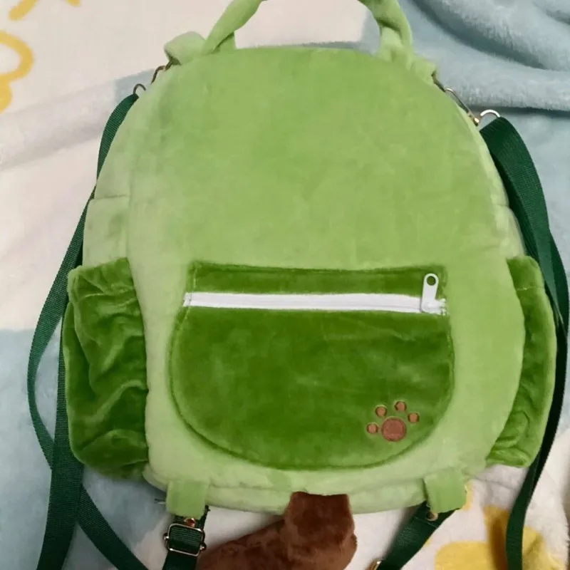 Game Anime Identity V Cosplay Gardener Emma Woods Kawayi Plush Transparent Campus Zipper Backpack Shoulder Bag