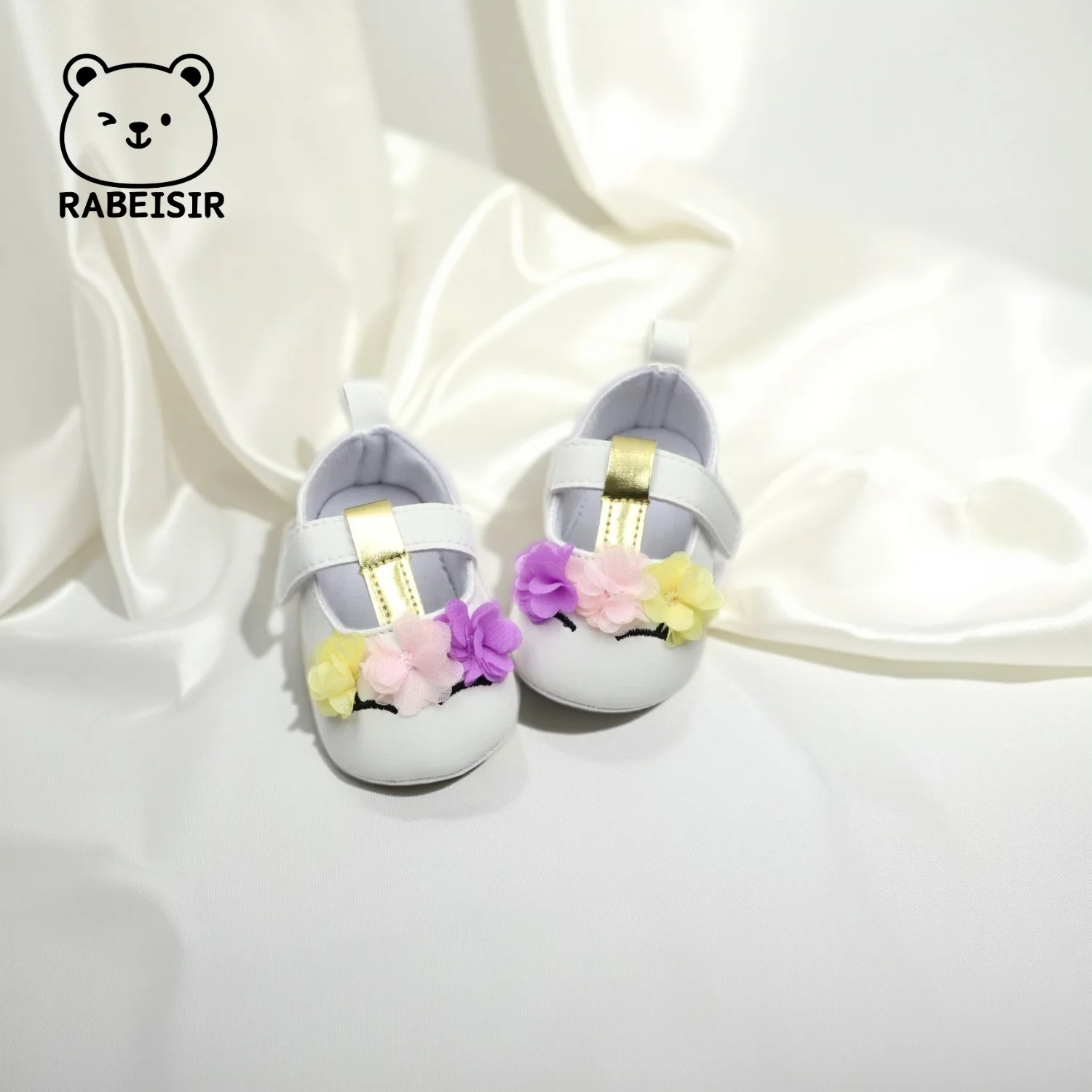

Spring, Summer, Autumn Baby Shoes, Mary Jane Baby Walking Shoes, 0-1 Year Old Semi-Slip and Breathable Princess Style Shoes