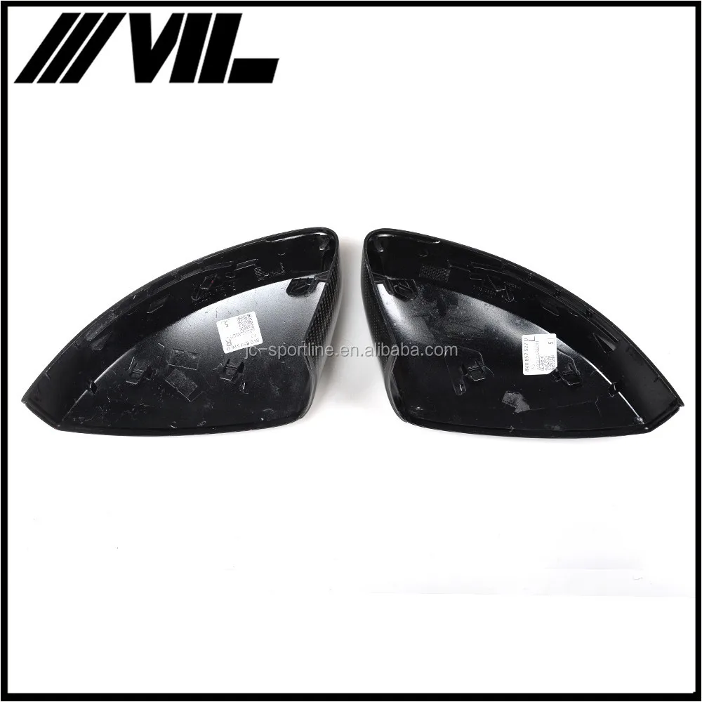 A3 8V RS3 S3 Carbon Fibre Car Side Wing Mirror Cover For Audi Without Side Assist Car Extensio Rocker Panels Lip Splitter Spoile