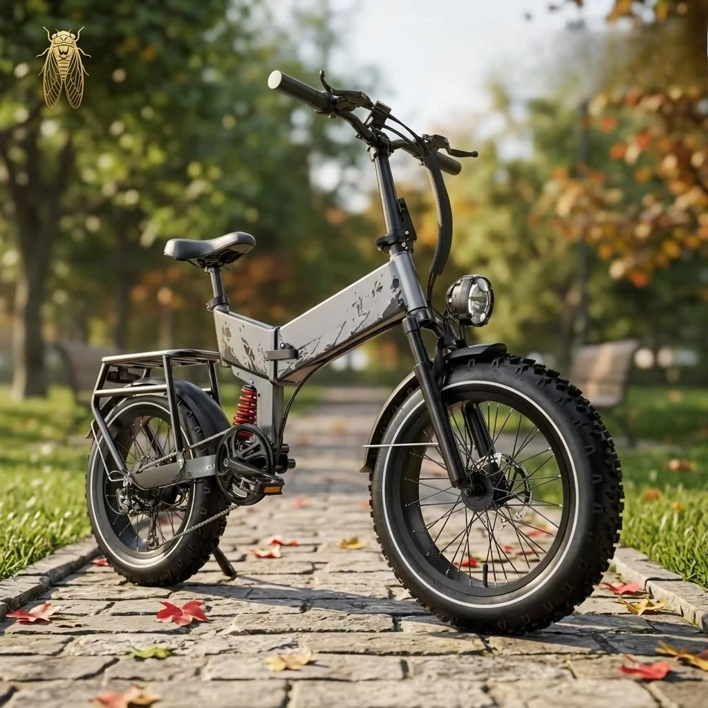 1500W 48v 20AH Full Suspension Dirt Bike 20" X 4.0 Tire Brushless Hydraulic Disc Brakes Aluminum Frame 30 MPH