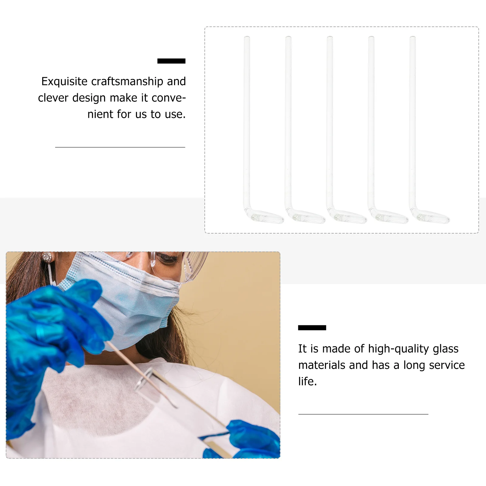 

5Pcs Cell Spreaders Uniform Coating Work Practical Design Laboratory Tool Cell Wide Spreading