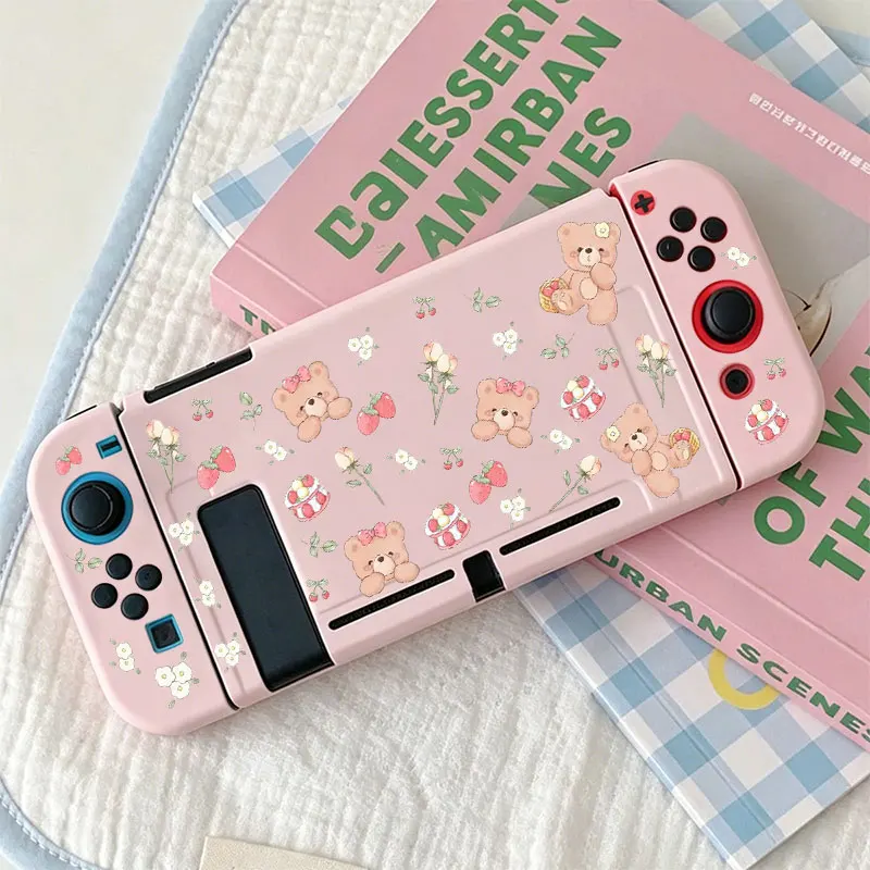 Split Protective Cover Anti-Scratch Shell Protector TPU Split Protective Case for Nintendo Switch NS Game Console