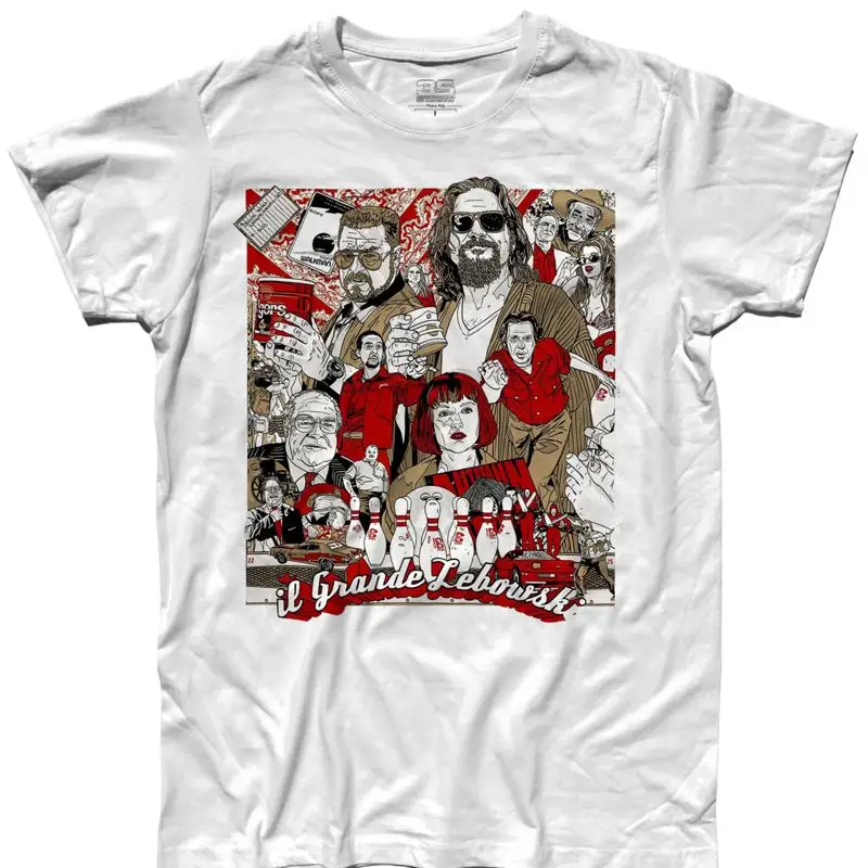 

Мужская футболка The Great Lebowski The Big Lebowski Jeffrey Drugo Donny Maude культ